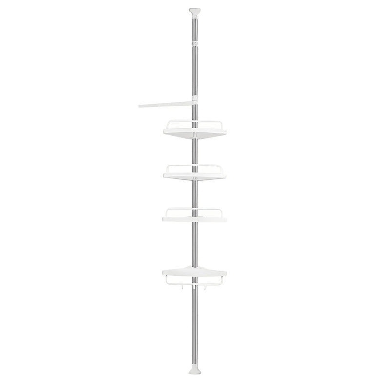 Organizador de Baño Ajustable|4 Estantes| ABS y Acero | Fácil Armado