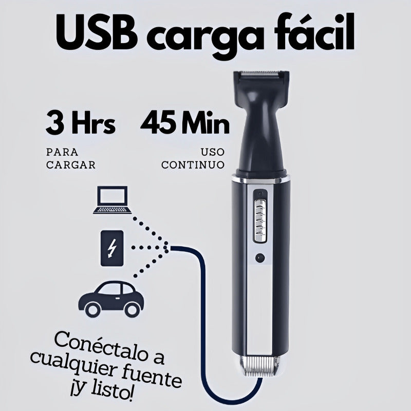 Kit para afeitar multifuncional 