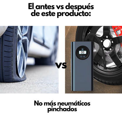 Compresor de Aire Portátil: para neumáticos, balones, globos y más..