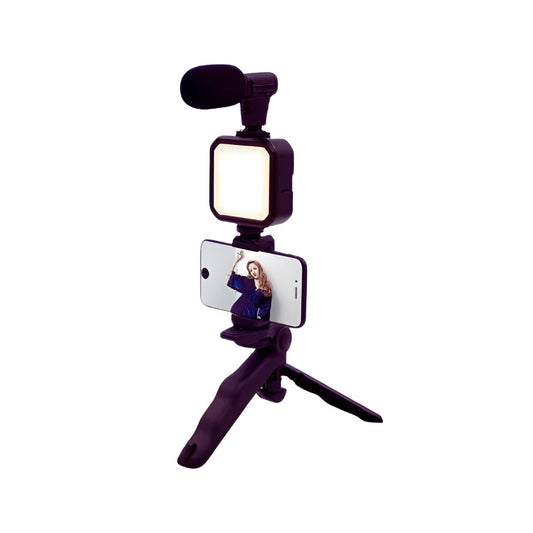 Kit de Video Making |Micrófono|Luz LED |Trípode|Control Bluetooth