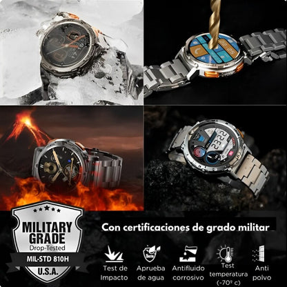 Smartwatch Indestructible | KOSPET Tank T2 | Certificación Militar