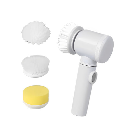Magic Brush-Cepillo Limpiador inalámbrico, 3 cabezales CARGA USB