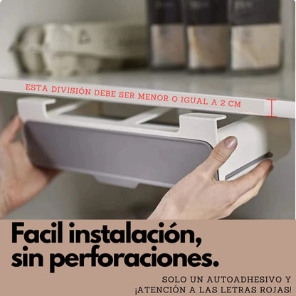 Estante Organizador de Especias |7 Frascos| Plástico | Ahorra Espacio
