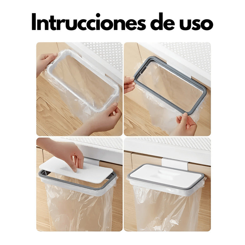 Soporte Multiusos para Bolsas de Basura | Fácil Instalación | Ahorra Espacio