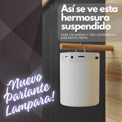 Parlante Bluetooth con lampara touch (6 colores)-CargaUSB, 6 Hrs.