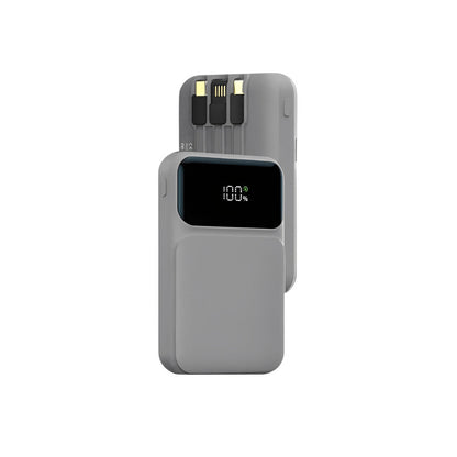 Power Bank 15.000 mAh | Carga Rápida | 3 Cables | Pantalla LED