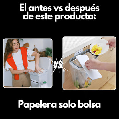 Soporte Multiusos para Bolsas de Basura | Fácil Instalación | Ahorra Espacio